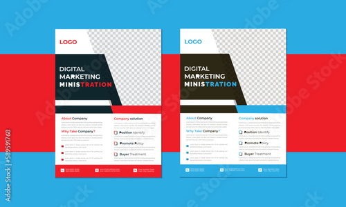 Corporate Business Flyer Template Design.