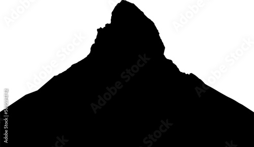 matterhorn silhouette alps