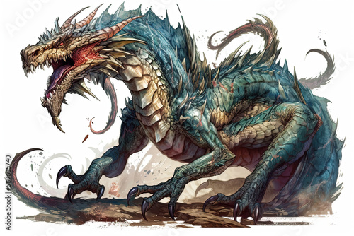 Mythical Creature. Dragon wallpaper © wojciech