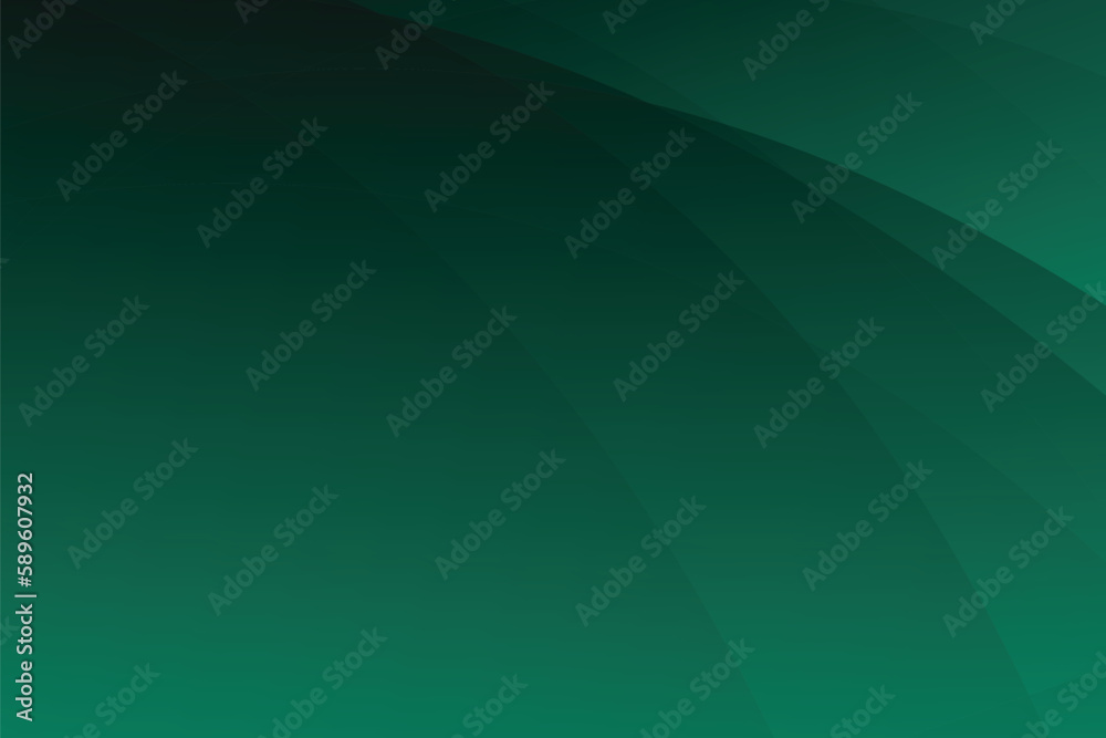 Gradient green curved background. Gradient green curved background.