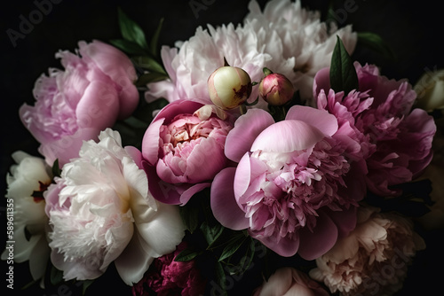 Fototapeta Naklejka Na Ścianę i Meble -  Beautifull peonies