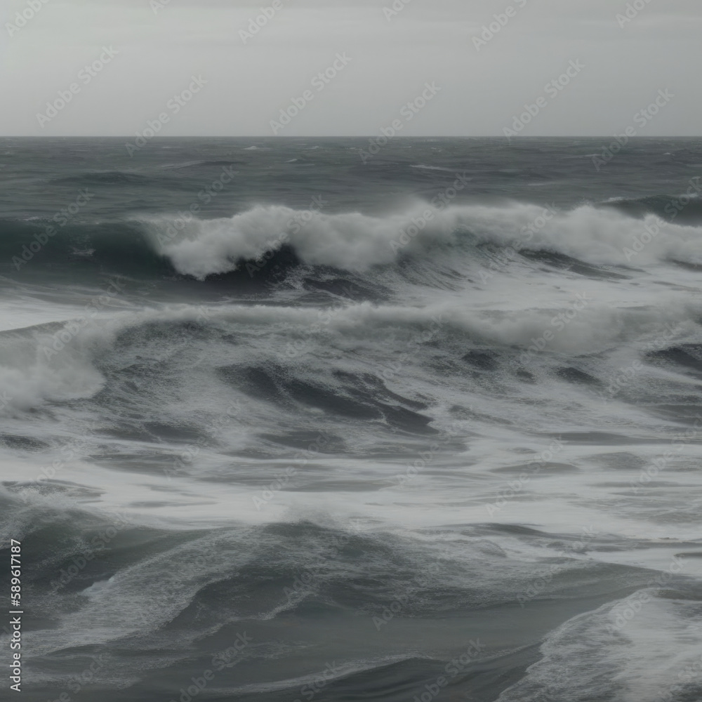 Obraz premium waves on the beach