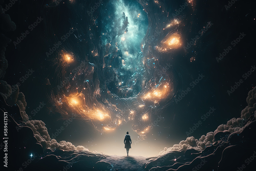 Gateway to the multiverse. Cosmic background Gateway to the multiverse. Cosmic background