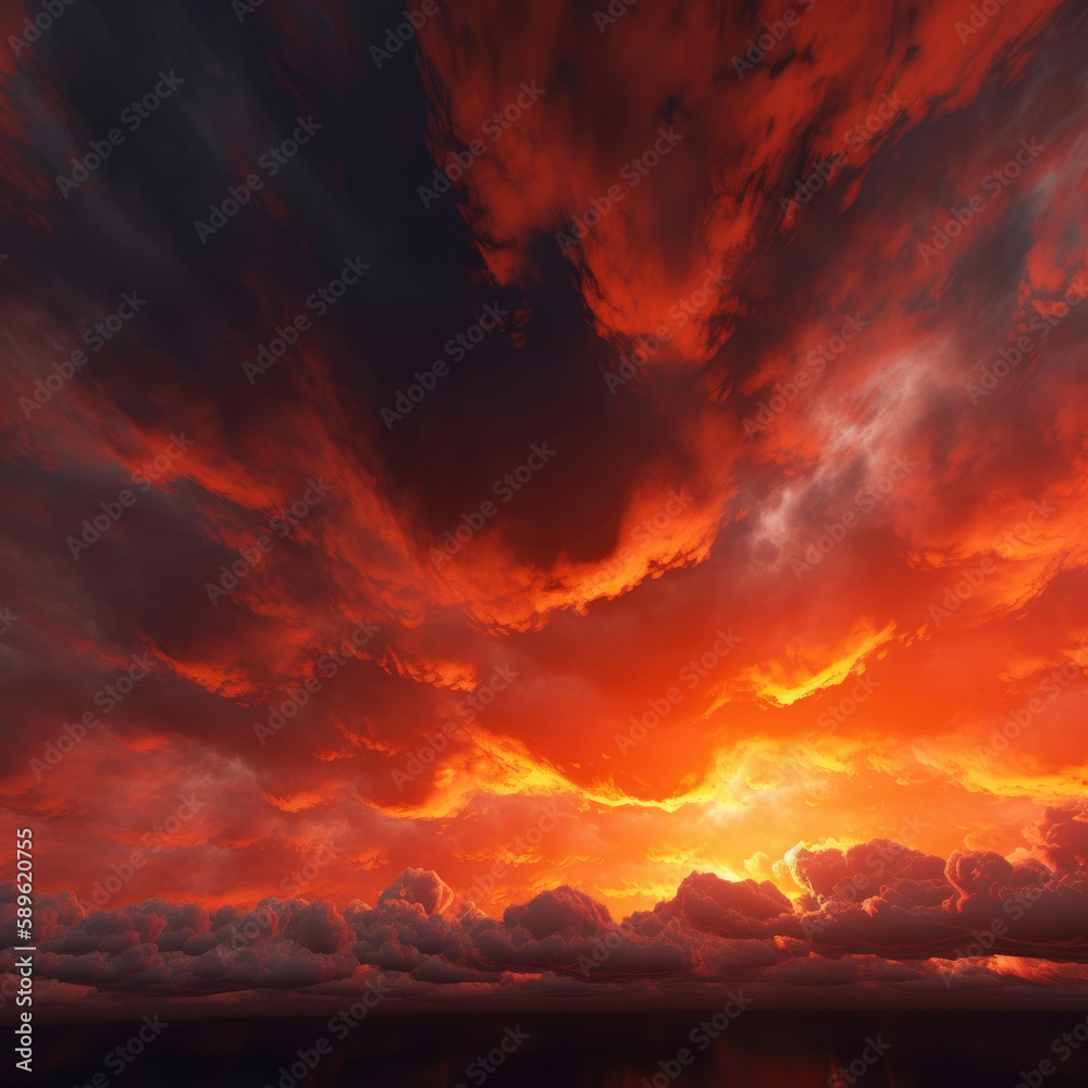red sunset sky red sunset sky