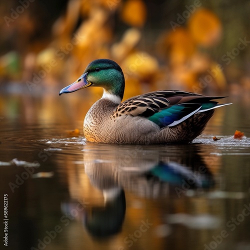 duck on the water © Bobby