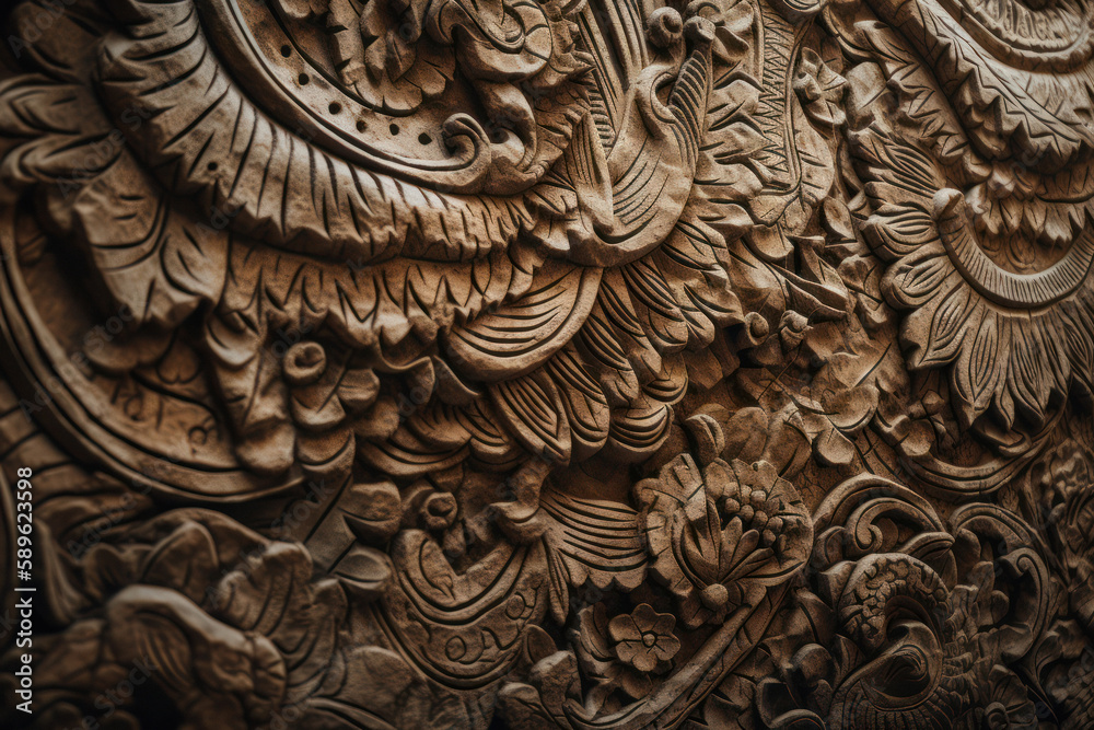 Highly-Detailed Photograph of Textured Stucco Wall Surface