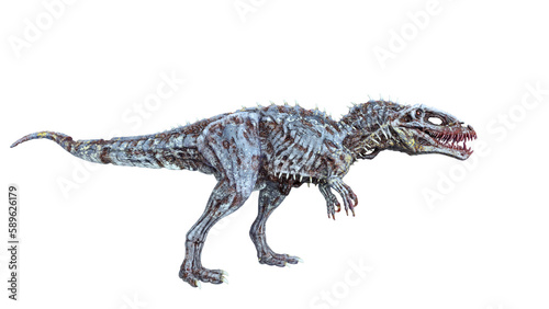 giganotosaurus is a zombie in walking for some action