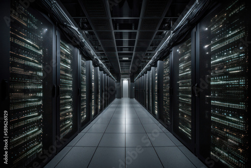 Stunning Illustration of Modern Data Center