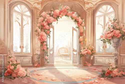 Luxurious Wedding Backdrop © Exotic Escape