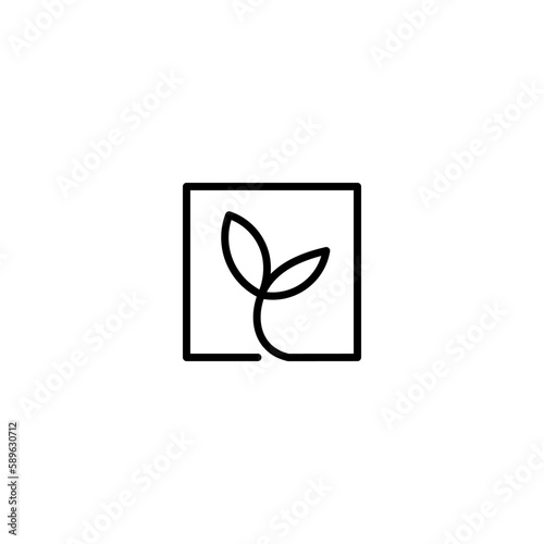 seed logo concept BEE  LOGO DESIGNS TEMPLATE		