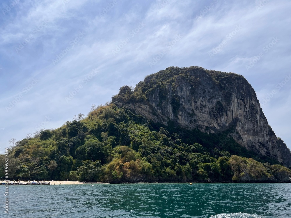 The Isolated island near the chicken island, a part of the 4 islands in the Krabi Province in the Kingdom of Thailand