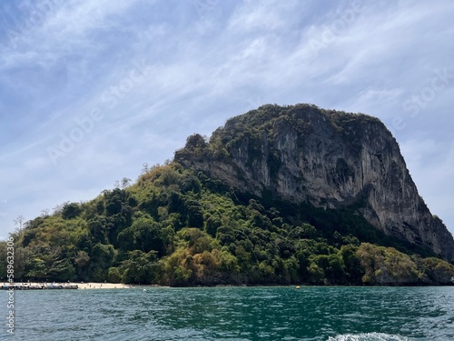 The Isolated island near the chicken island, a part of the 4 islands in the Krabi Province in the Kingdom of Thailand