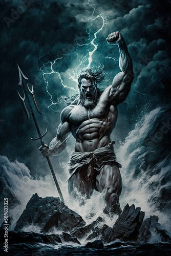  Greek god Poseidon