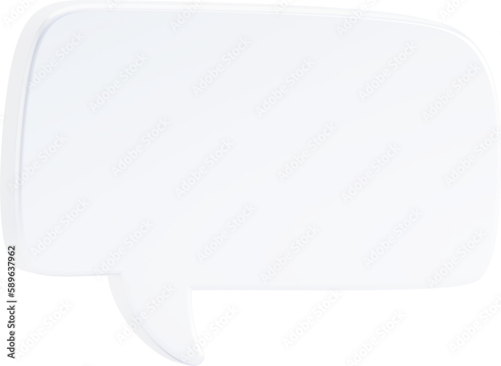 Speech bubbles, 3D Chat bubble talk isolated. Speech bubbles, 3D Chat bubble talk isolated.