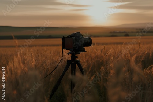 Appareil photo prêt pour la prise de vue
