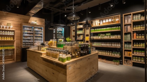 Green Retail: Eco-Friendly and Healthy Food Shopping Experience. Generative AI