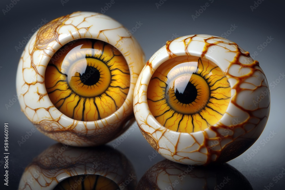 Obraz premium artificial eye, Generative AI