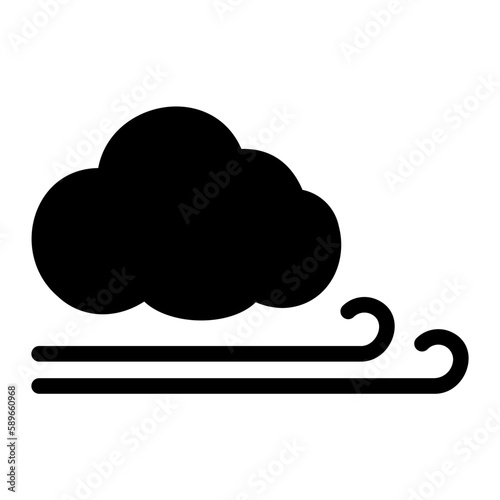 windy glyph icon