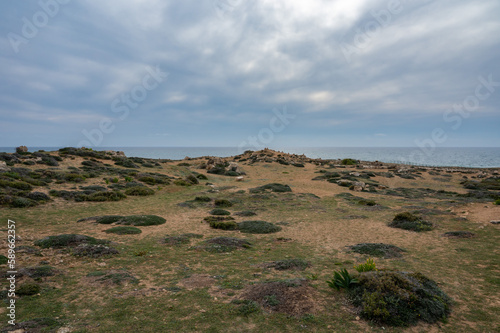 Landscape view over the sand and rocks at the coast of Paphos, Cyprus © Werner