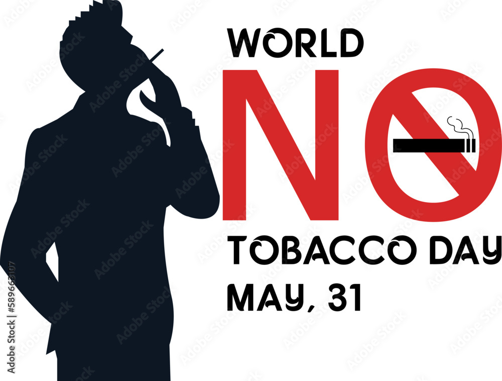 world no tobacco day vector design template world no tobacco day vector design template