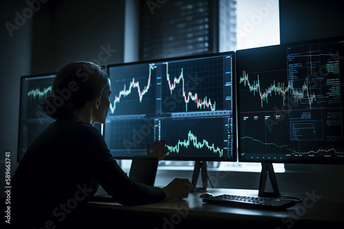 Broker bei der Arbeit