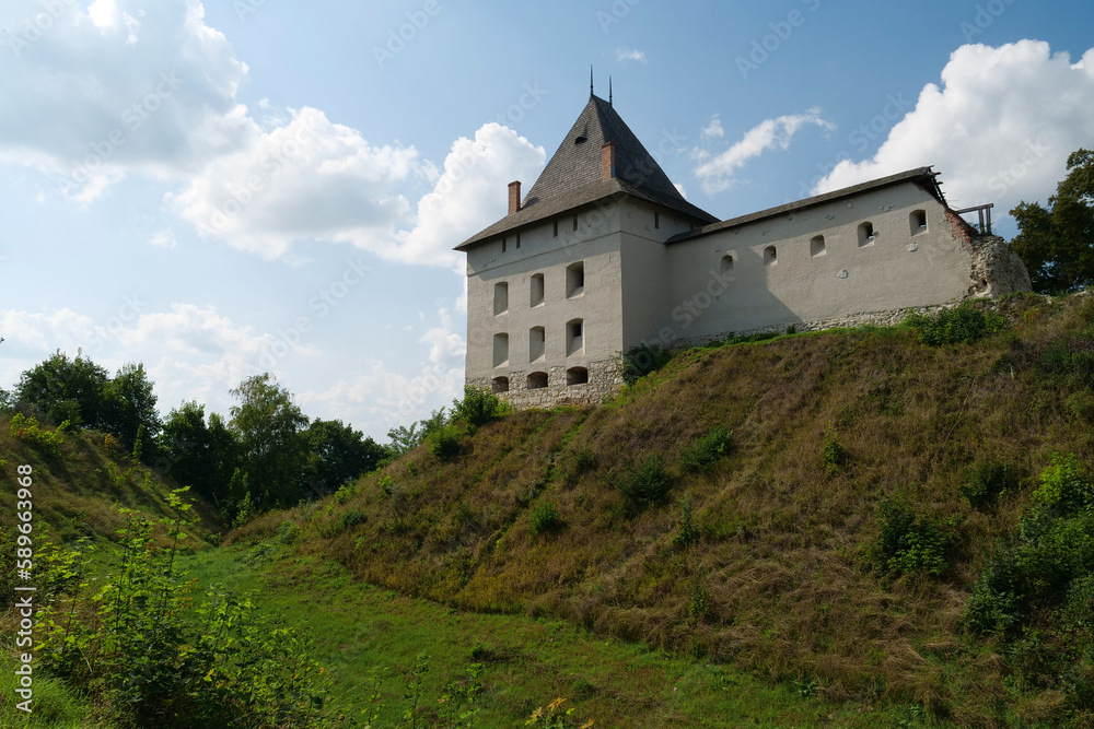 Old castle from 14th century in Halych - city on Dniester River, Ukraine Old castle from 14th century in Halych - city on Dniester River, Ukraine