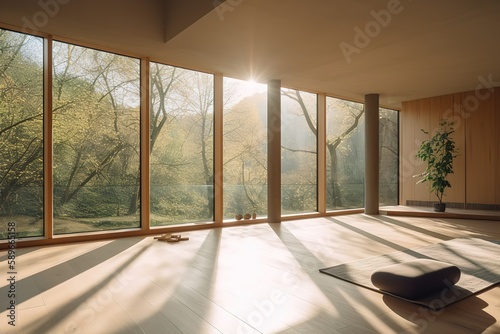 yoga room interior 
