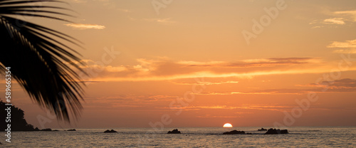 sunset at the beach