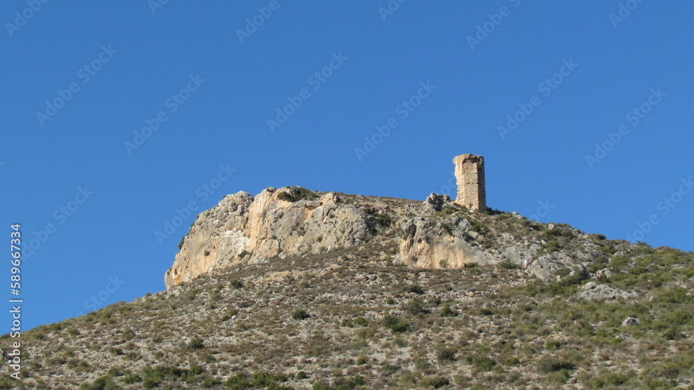 Castillo de Tirieza, Lorca, Murcia.