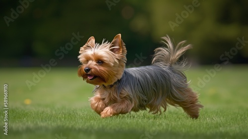 Yorkshire Terrier on the Go