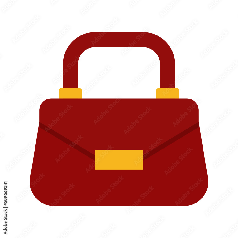 Handbag icon. sign for mobile concept and web design. vector illustration