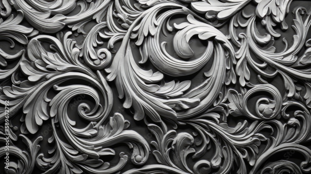 Background of black and white patterns. Generative ai Background of black and white patterns. Generative ai