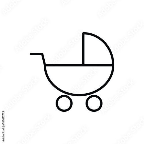 Baby carriage icon мусещк ышпт