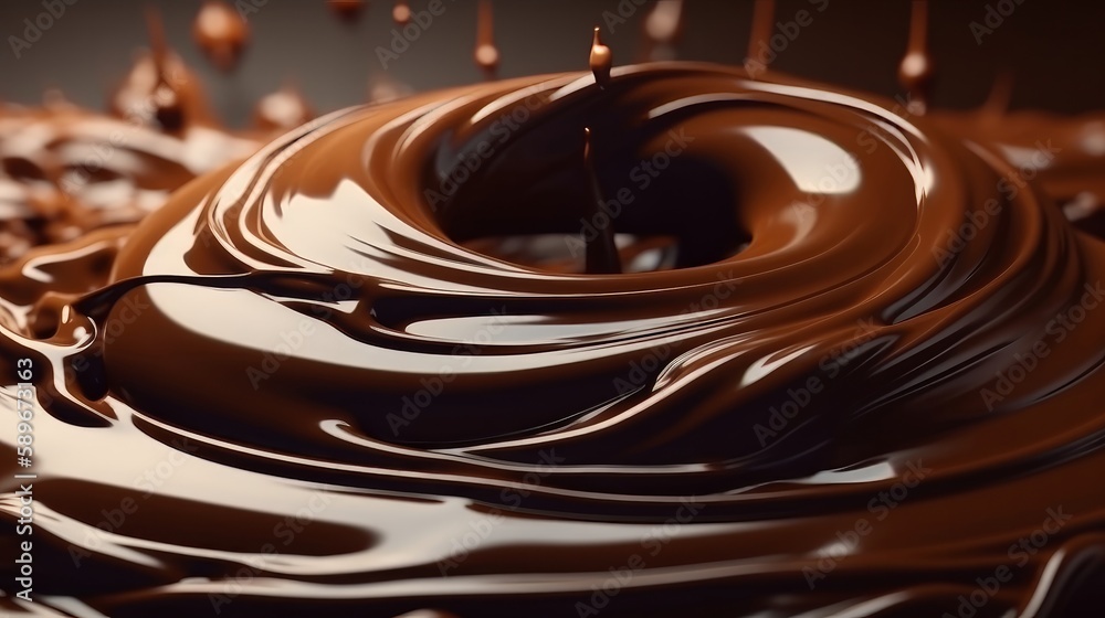 Creamy Chocolate. Generative ai Creamy Chocolate. Generative ai