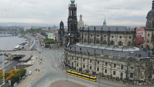 Dresden's Timeless Elegance: A Mesmerizing Drone Experience of the City's Central Square