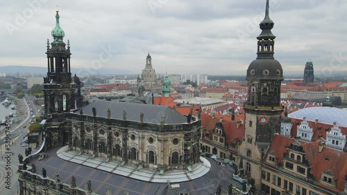Discover Dresden's Historic Heartbeat: A Breathtaking Drone Tour of the City's Central Square