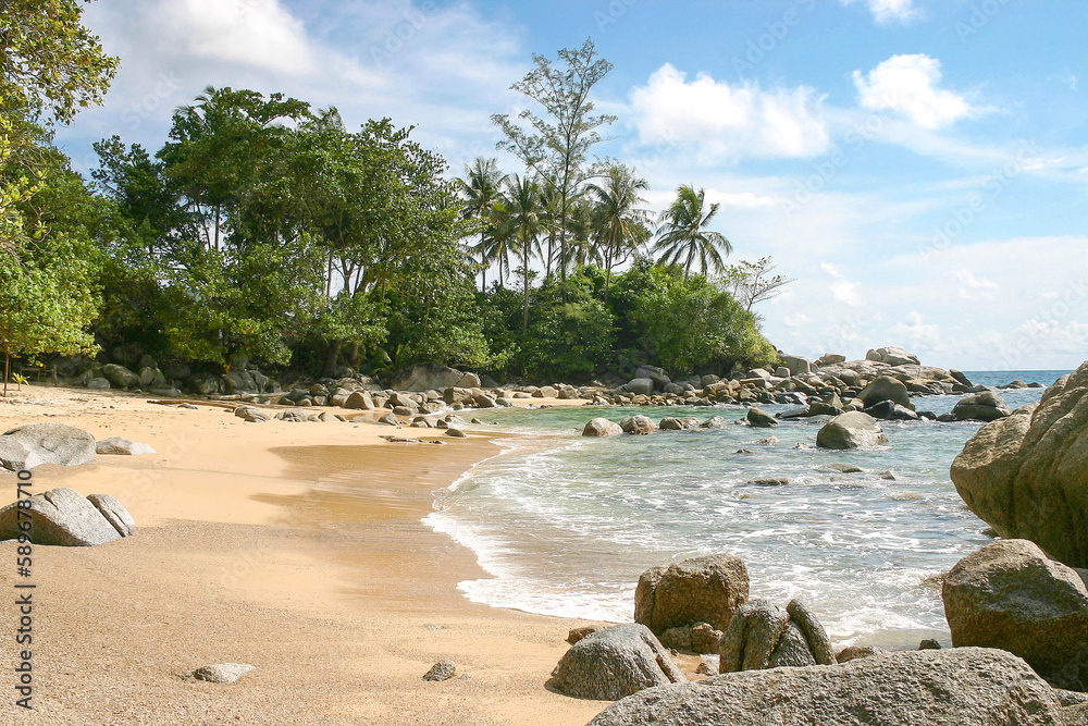 Beautiful sea and beach in Thailand