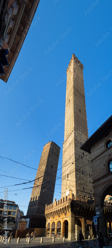 Bologna Asinelli and Garisenda Towers