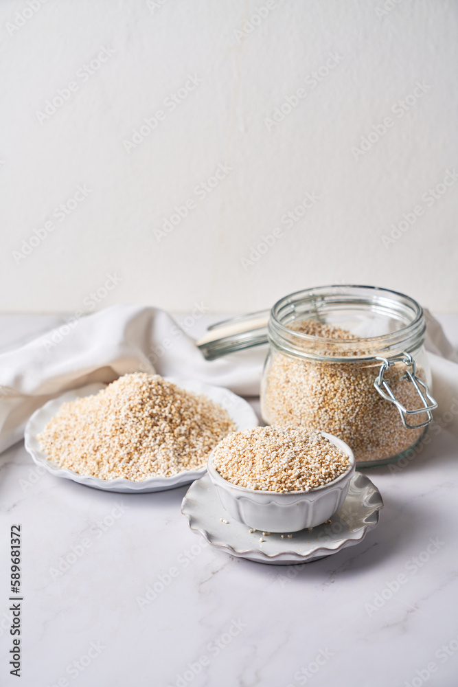 Amaranth seeds in the paper bag - Amaranthus Amaranth seeds in the paper bag - Amaranthus