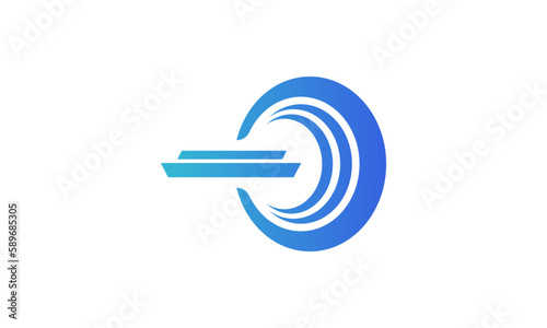 Creative Vector Illustration Business Logo Design. Angiography CT Logo Design