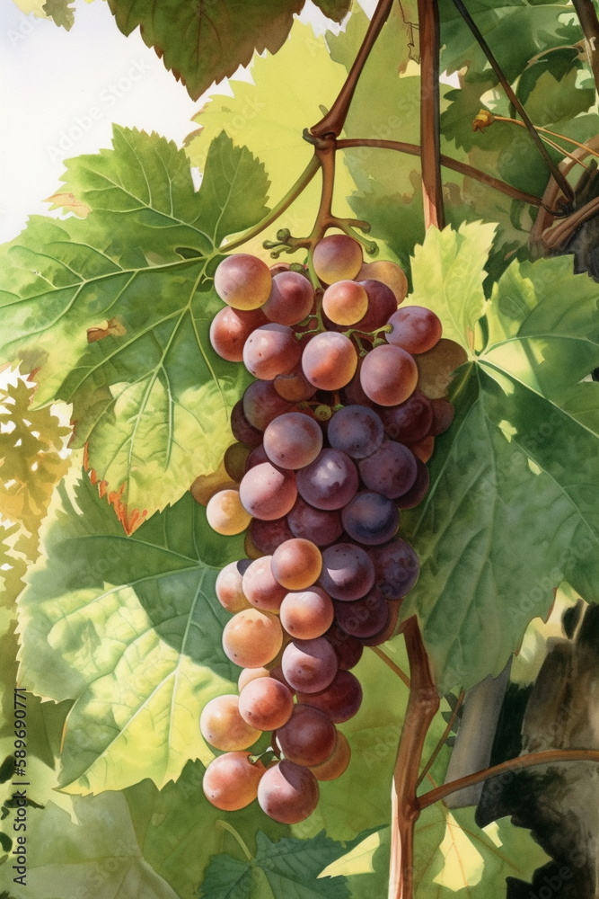 bunch of grapes, Generative AI, Generative, AI bunch of grapes, Generative AI, Generative, AI