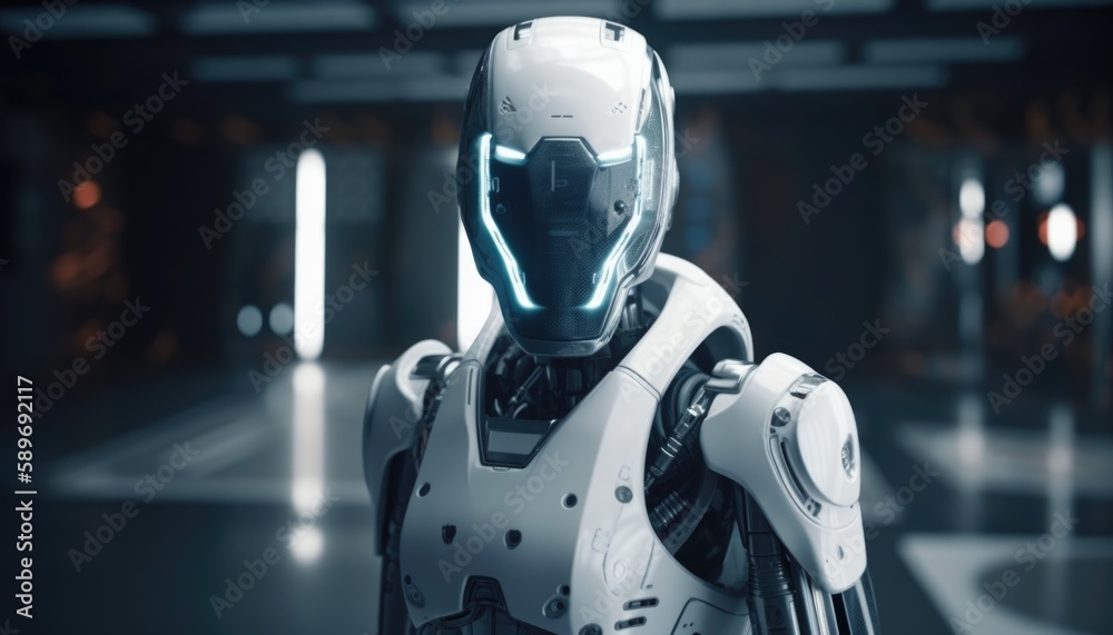 Humanoid robots with high technology, Generative Ai
