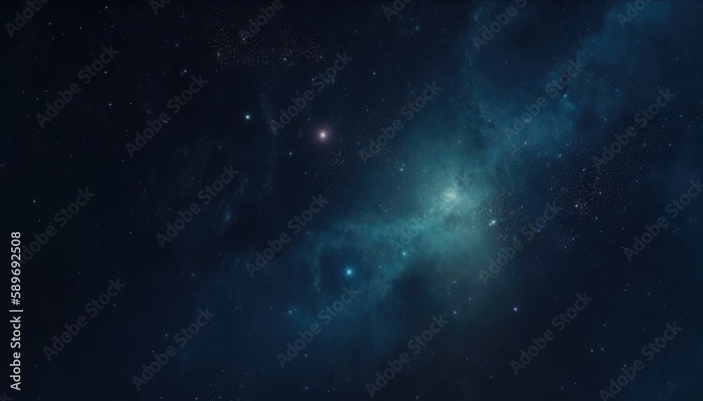 Obraz premium Capturing Clusters of Galaxies in a Photograph, Generative Ai