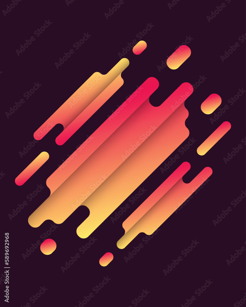 Obraz premium Abstract gradient background template copy space for poster, banner, flyer, or brochure
