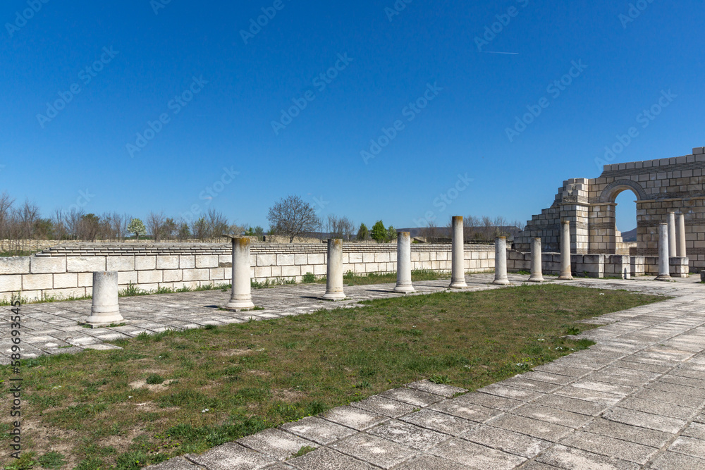 Ruins of The Great Basilica,  Pliska, Bulgaria