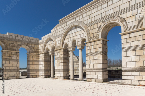 Ruins of The Great Basilica,  Pliska, Bulgaria photo