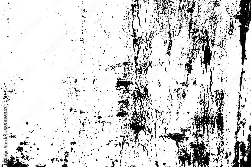 Obraz premium Rustic grunge texture with grain and stains. Abstract noise background. PNG graphic illustration with transparent background.