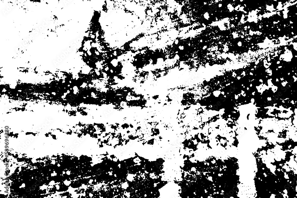 Fototapeta premium Rustic grunge texture with grain and stains. Abstract noise background. PNG graphic illustration with transparent background.
