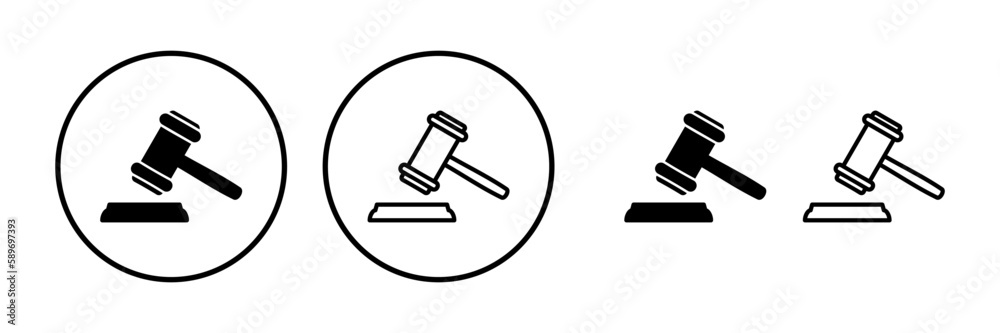 Gavel icon vector. judge gavel icon. auction hammer Gavel icon vector. judge gavel icon. auction hammer