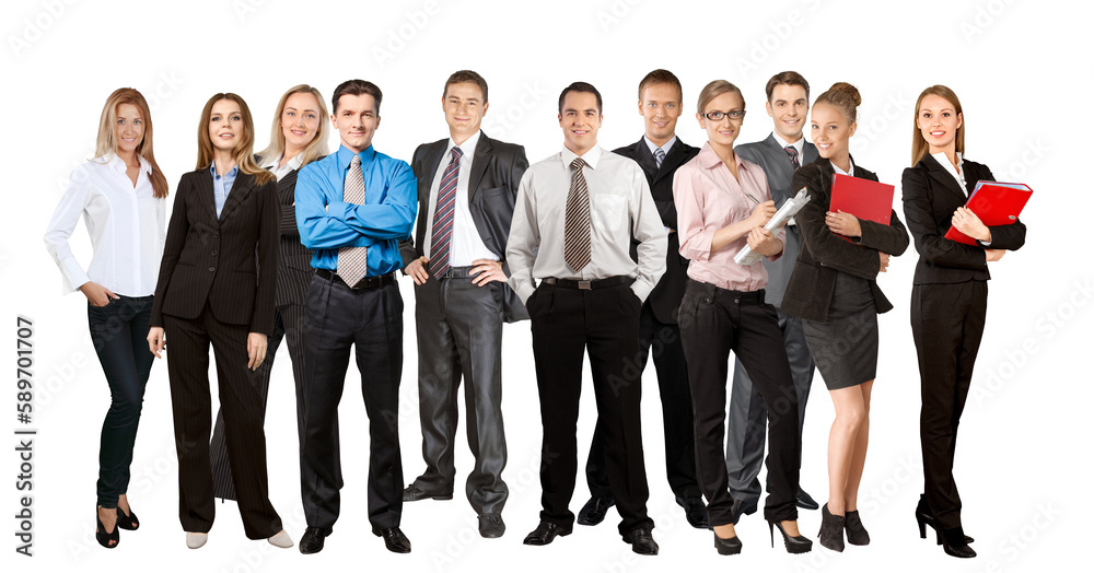 Successful business team on background Successful business team on background
